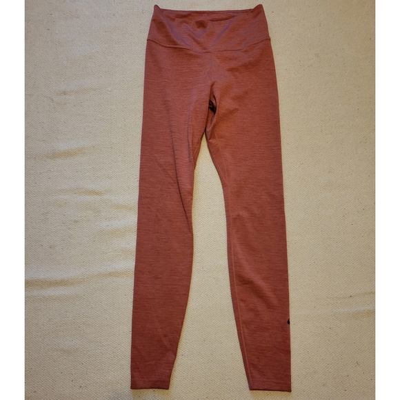 Womens Nike Dri fit leggings in a beautiful rose/brown color size small - Picture 3 of 6